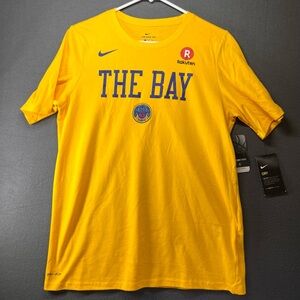 Nike‎ “The Bay” Yellow Short Sleeve Tee for Athletic Performance